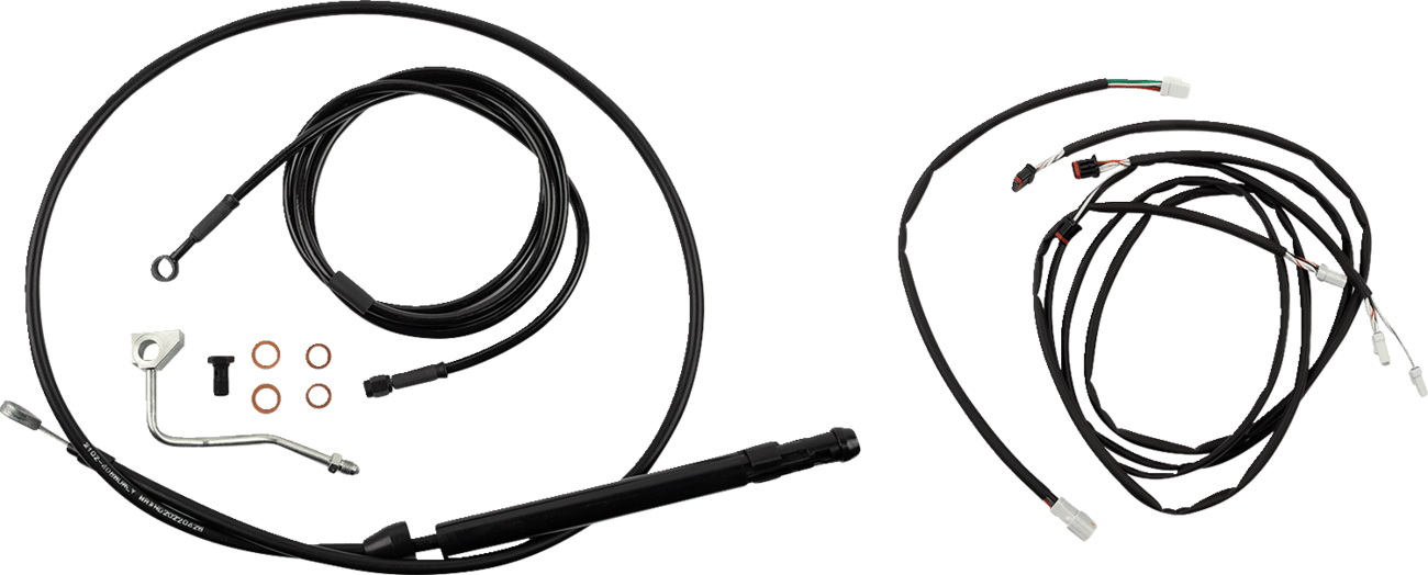 BURLY BRAND-Complete Handlebar Install Kits for Ape Hangers / '17-'23 Bagger-Handlebar Install Kits-MetalCore Harley Supply