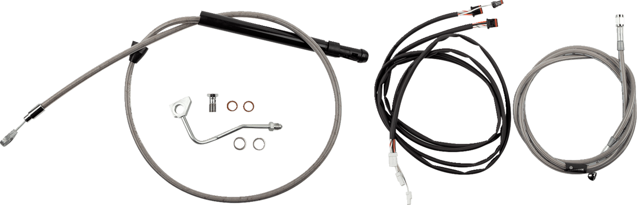 BURLY BRAND-Complete Handlebar Install Kits for Ape Hangers / '17-'23 Bagger-Handlebar Install Kits-MetalCore Harley Supply