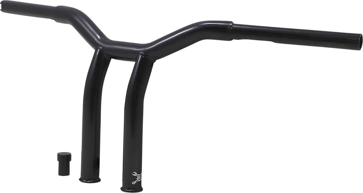 BURLY BRAND-Dominator T Bar Handlebars / Straight or Raked-Handlebars-MetalCore Harley Supply