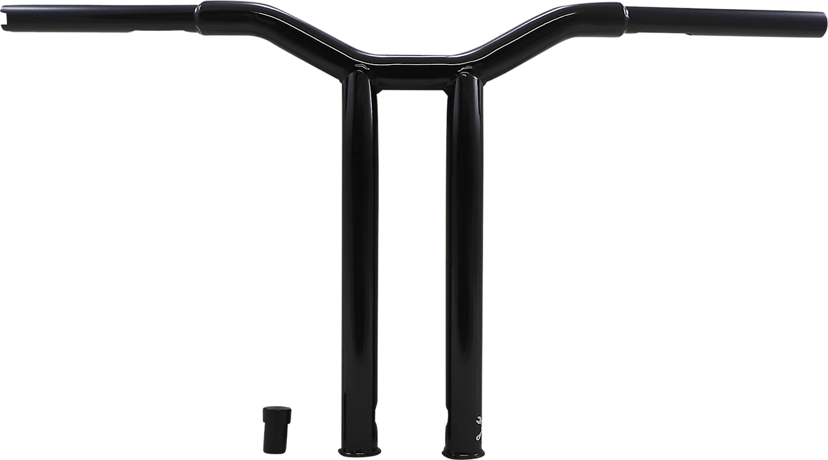 BURLY BRAND-Dominator T Bar Handlebars / Straight or Raked-Handlebars-MetalCore Harley Supply