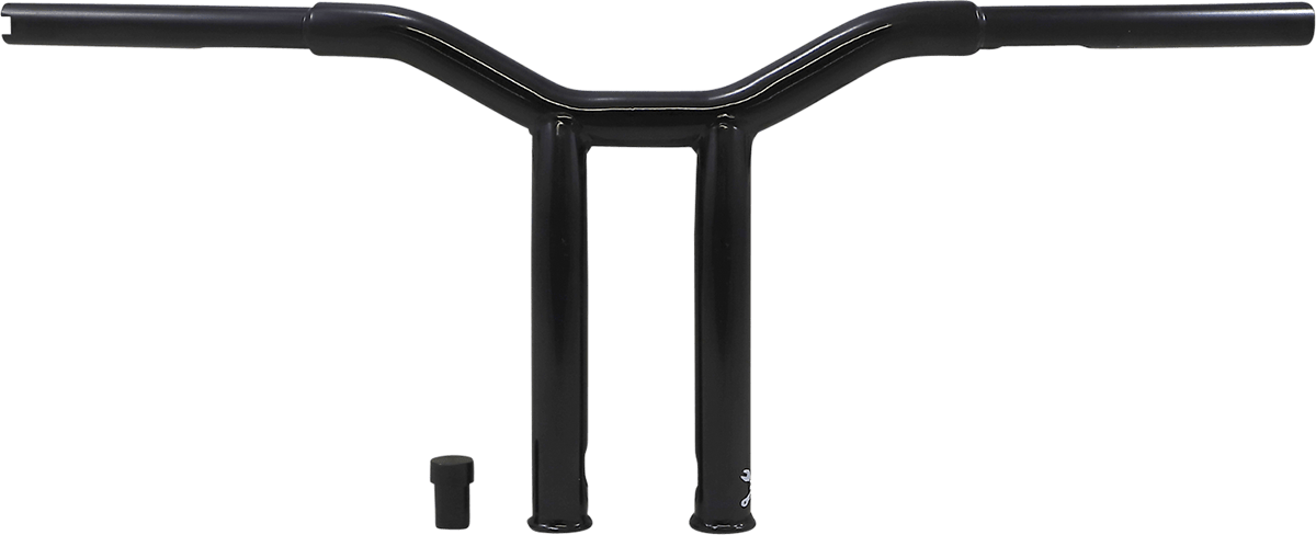 BURLY BRAND-Dominator T Bar Handlebars / Straight or Raked-Handlebars-MetalCore Harley Supply