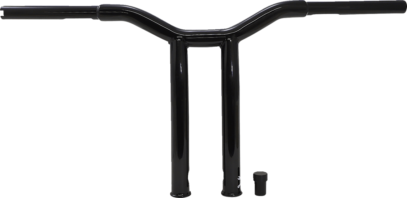 BURLY BRAND-Dominator T Bar Handlebars / Straight or Raked-Handlebars-MetalCore Harley Supply