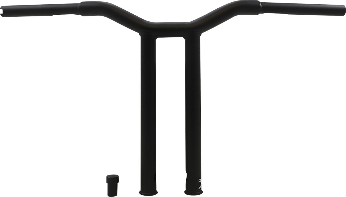 BURLY BRAND-Dominator T Bar Handlebars / Straight or Raked-Handlebars-MetalCore Harley Supply
