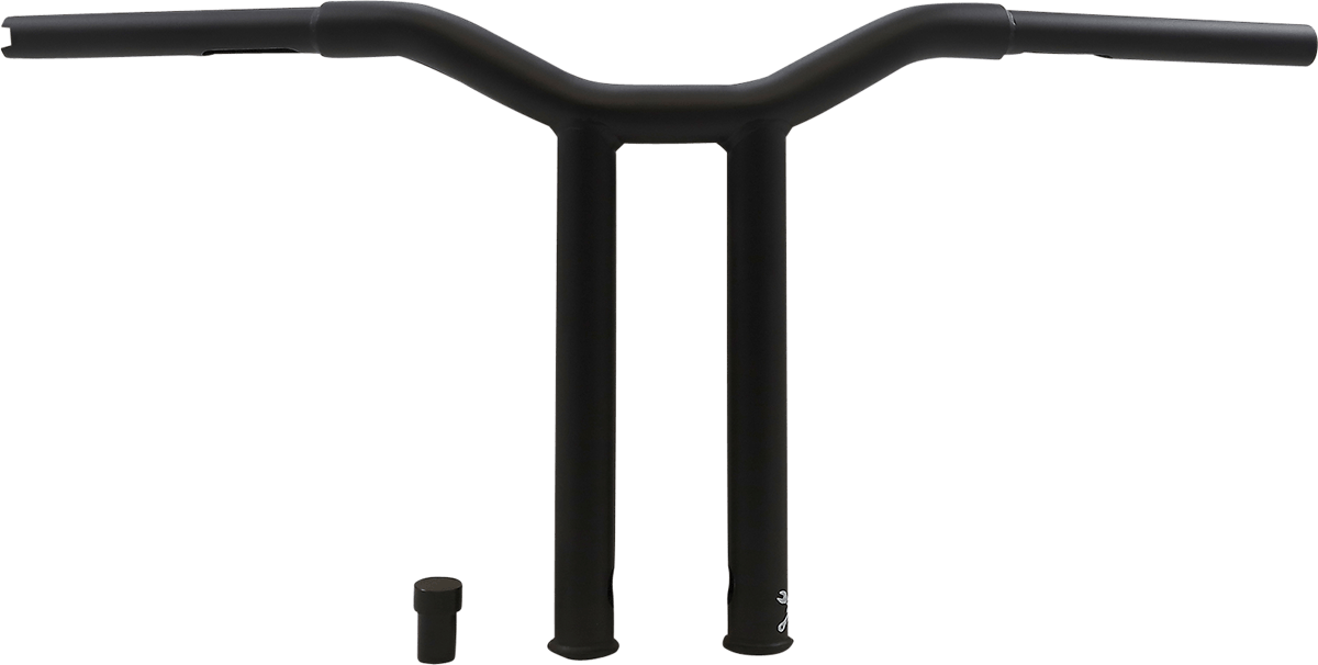 BURLY BRAND-Dominator T Bar Handlebars / Straight or Raked-Handlebars-MetalCore Harley Supply