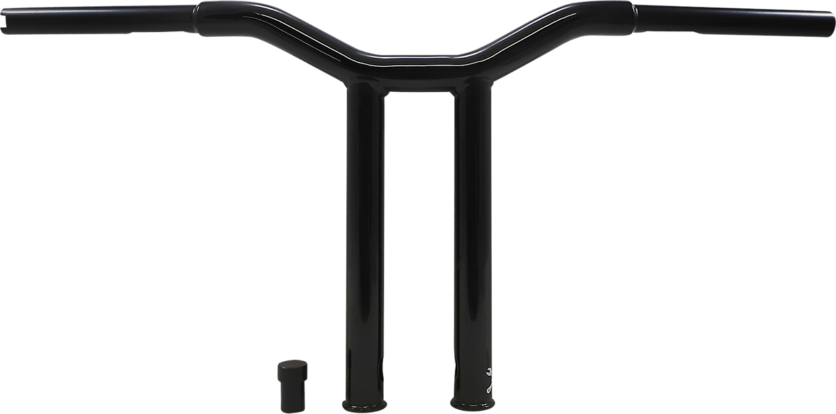 BURLY BRAND-Dominator T Bar Handlebars / Straight or Raked-Handlebars-MetalCore Harley Supply