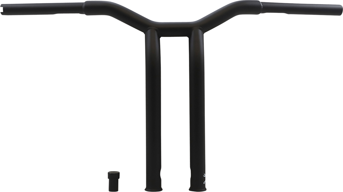 BURLY BRAND-Dominator T Bar Handlebars / Straight or Raked-Handlebars-MetalCore Harley Supply