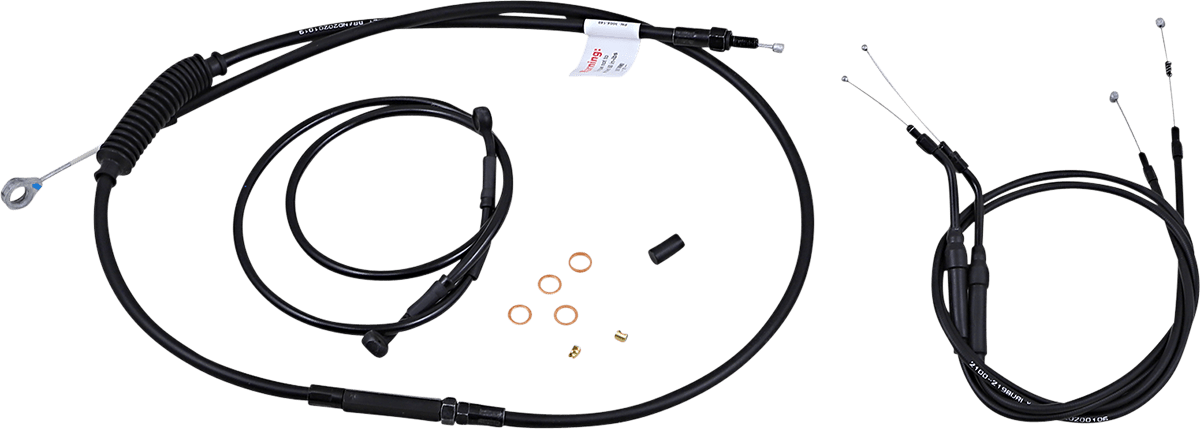 BURLY BRAND-Complete Handlebar Install Kits for T BARS / '04-'22 Sportster-Handlebar Install Kits-MetalCore Harley Supply