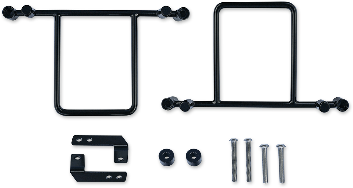 BURLY BRAND-Saddlebag Mounting System / Dyna & Sportster-Saddlebag Brackets-MetalCore Harley Supply