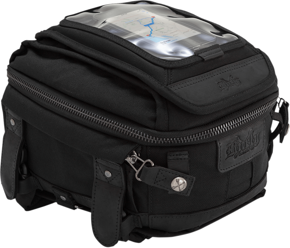 BURLY BRAND-Voyager Tank / Tail Bags-Tank Bag-MetalCore Harley Supply