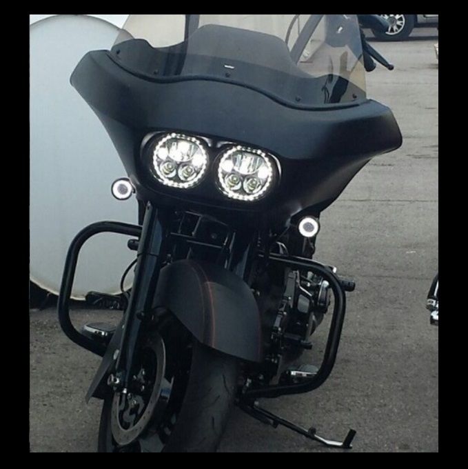 CUSTOM DYNAMICS - 5 3/4" TruBEAM® LED Headlamps / '04 - '13 FLTR - Headlights - MetalCore Harley Supply