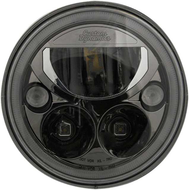 CUSTOM DYNAMICS - 7" TruBEAM® LED Headlamps - Headlights - MetalCore Harley Supply