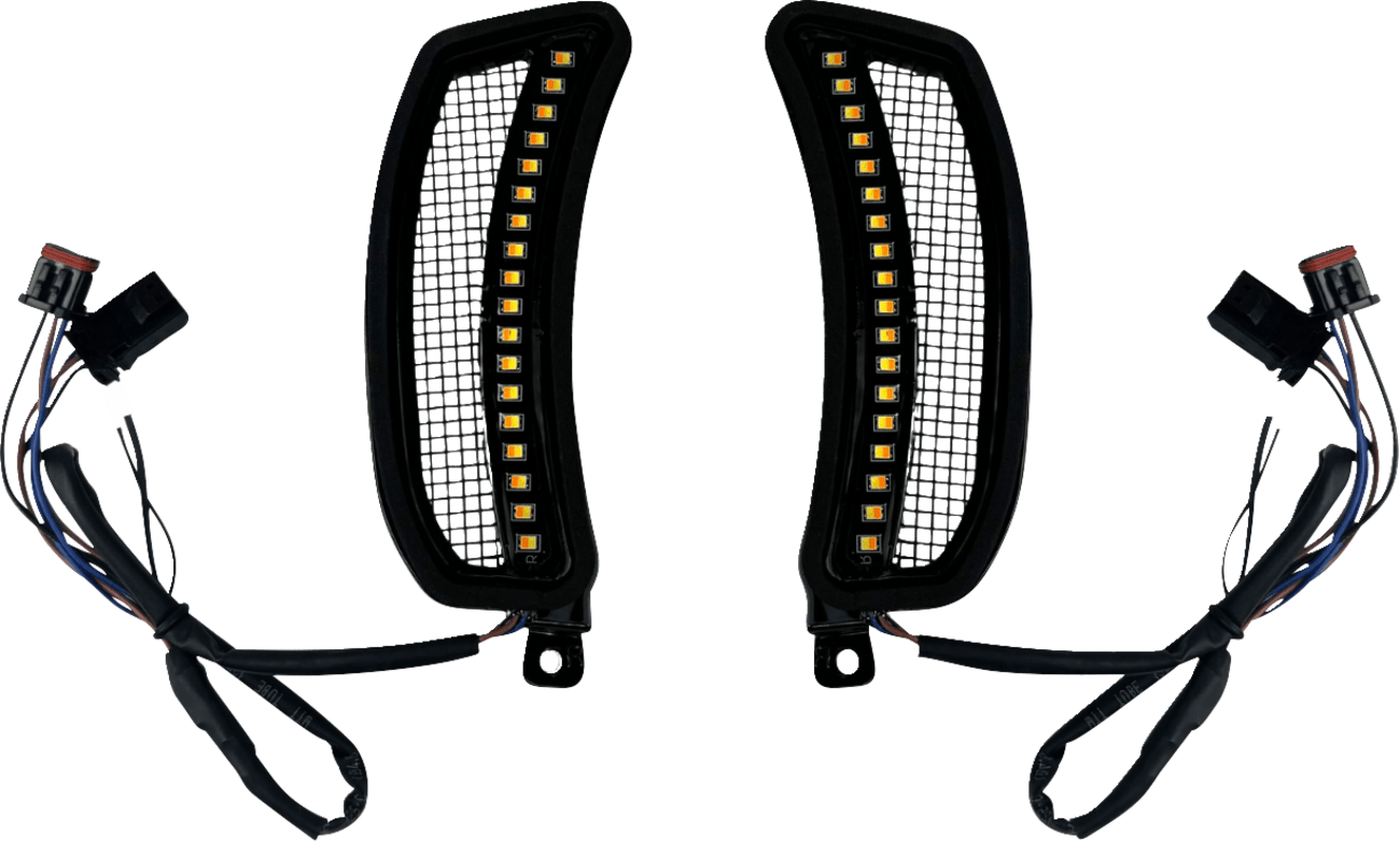 CUSTOM DYNAMICS - Fairing Vent Lights / '22 - '24 ST - Fairing Vent - MetalCore Harley Supply