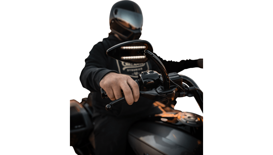 CUSTOM DYNAMICS-LED Mirrors with Run - Turn Signal-Mirrors-MetalCore Harley Supply