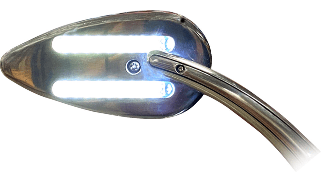 CUSTOM DYNAMICS-LED Mirrors with Run - Turn Signal-Mirrors-MetalCore Harley Supply