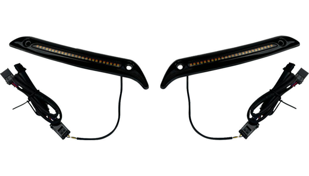 CUSTOM DYNAMICS - LED Windshield Trim / '22 - '24 Lowrider ST - Fairing Lights - MetalCore Harley Supply