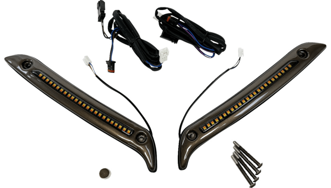 CUSTOM DYNAMICS - LED Windshield Trim / '22 - '24 Lowrider ST - Fairing Lights - MetalCore Harley Supply