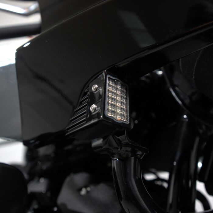 CUSTOM DYNAMICS - Performance LED Front Turn Signals / Lowrider ST - Turn Signals w/ Running Lights - MetalCore Harley Supply