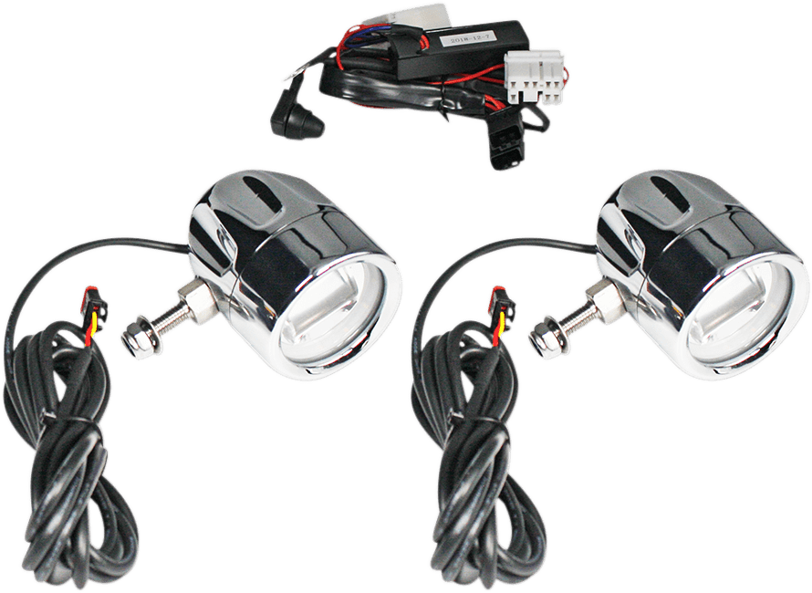 CUSTOM DYNAMICS - ProBEAM® LED Halo Fog Lamps - Fog Lights - MetalCore Harley Supply