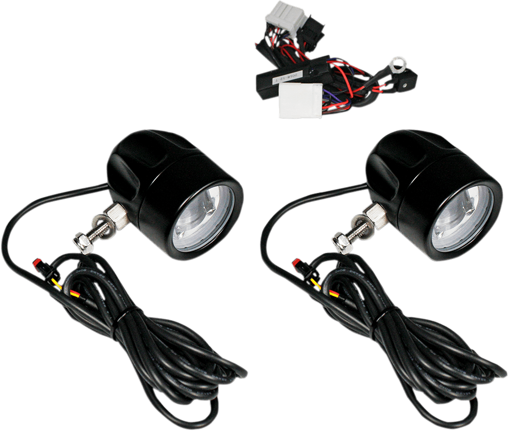 CUSTOM DYNAMICS - ProBEAM® LED Halo Fog Lamps - Fog Lights - MetalCore Harley Supply