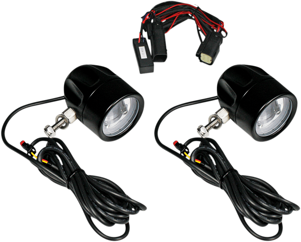 CUSTOM DYNAMICS - ProBEAM® LED Halo Fog Lamps - Fog Lights - MetalCore Harley Supply