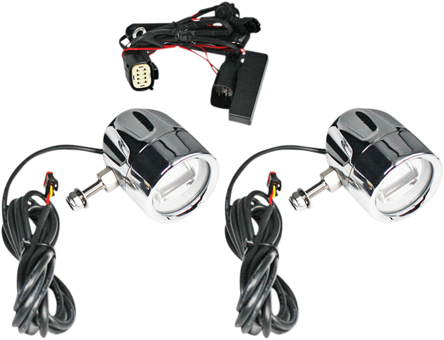 CUSTOM DYNAMICS - ProBEAM® LED Halo Fog Lamps - Fog Lights - MetalCore Harley Supply
