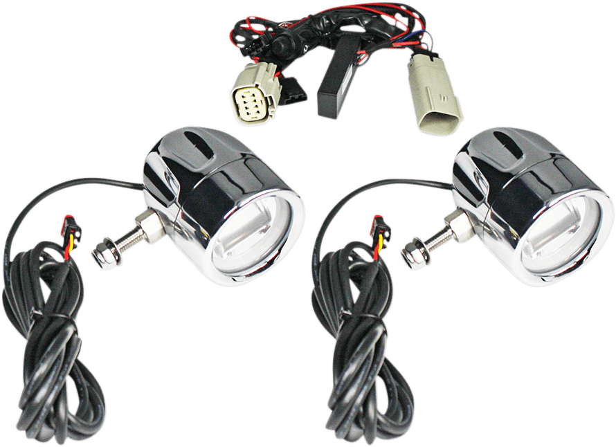 CUSTOM DYNAMICS - ProBEAM® LED Halo Fog Lamps - Fog Lights - MetalCore Harley Supply