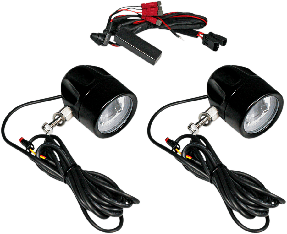 CUSTOM DYNAMICS - ProBEAM® LED Halo Fog Lamps - Fog Lights - MetalCore Harley Supply