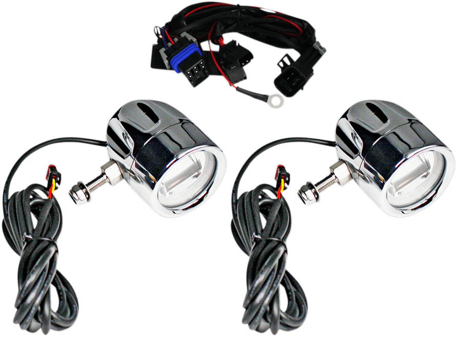 CUSTOM DYNAMICS - ProBEAM® LED Halo Fog Lamps - Fog Lights - MetalCore Harley Supply