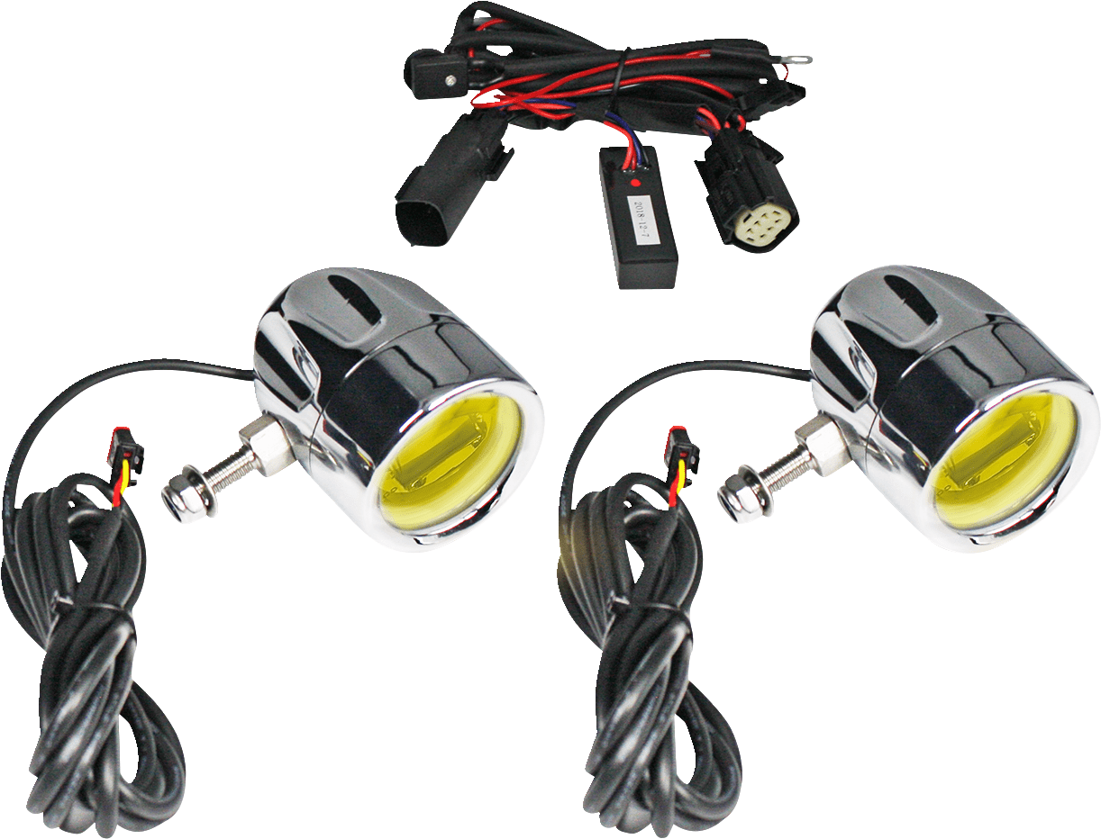 CUSTOM DYNAMICS - ProBEAM® LED Halo Fog Lamps - Fog Lights - MetalCore Harley Supply