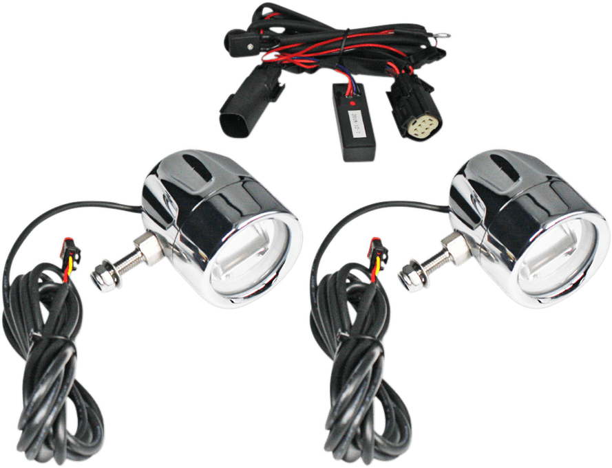 CUSTOM DYNAMICS - ProBEAM® LED Halo Fog Lamps - Fog Lights - MetalCore Harley Supply