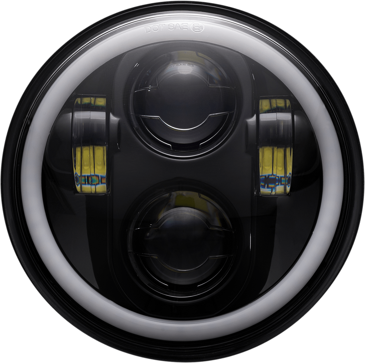 CUSTOM DYNAMICS - ProGLOWâ„¢ LED Headlamps with Color Changing Halo / 7" & 5 3/4" - Headlights - MetalCore Harley Supply