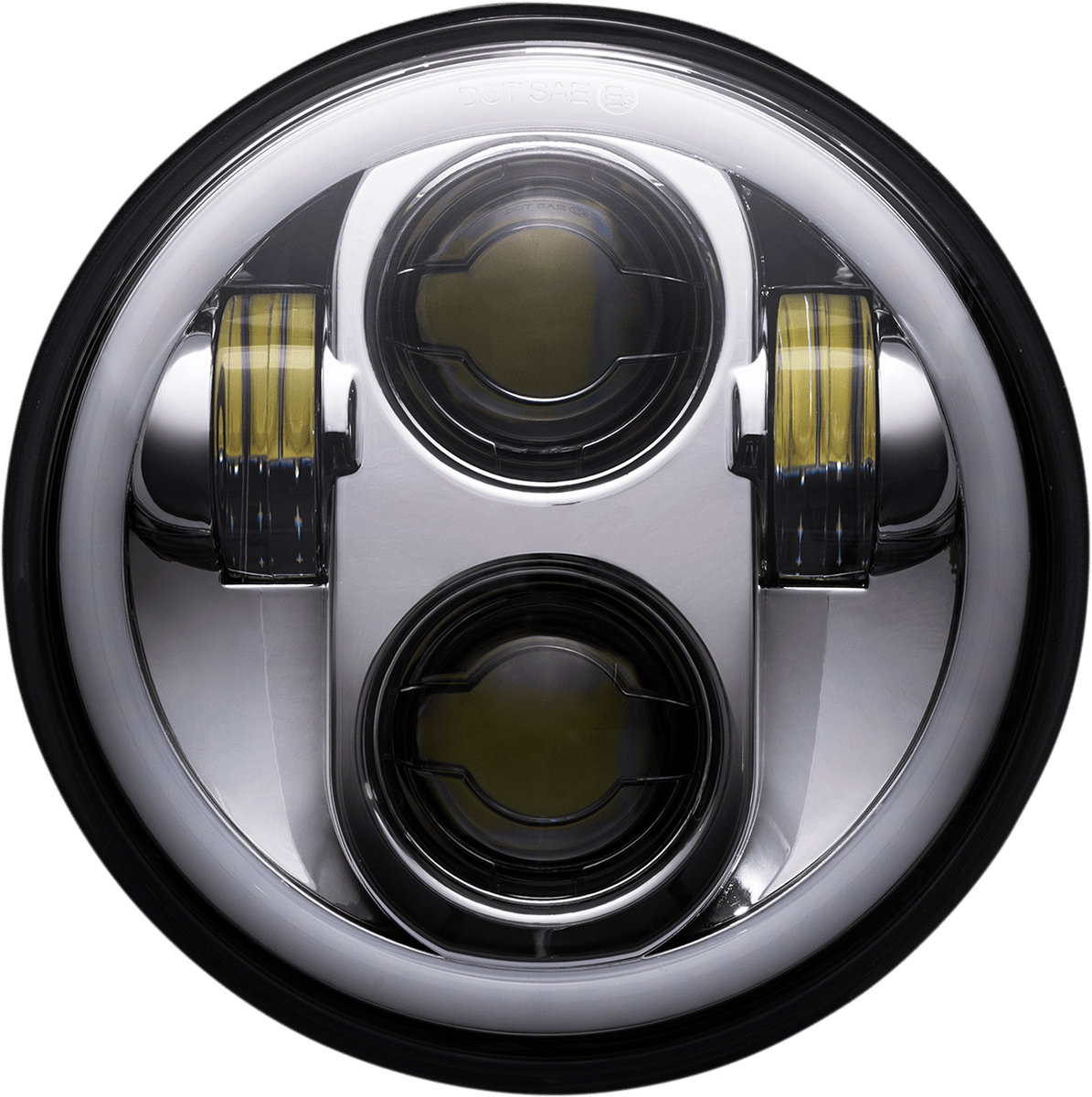 CUSTOM DYNAMICS - ProGLOWâ„¢ LED Headlamps with Color Changing Halo / 7" & 5 3/4" - Headlights - MetalCore Harley Supply