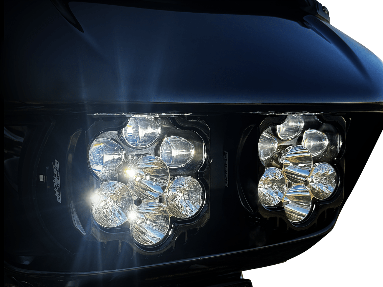 CUSTOM DYNAMICS-Shark Demon 2 Performance Headlight Kit / '15-'24 Roadglide-Headlight-MetalCore Harley Supply