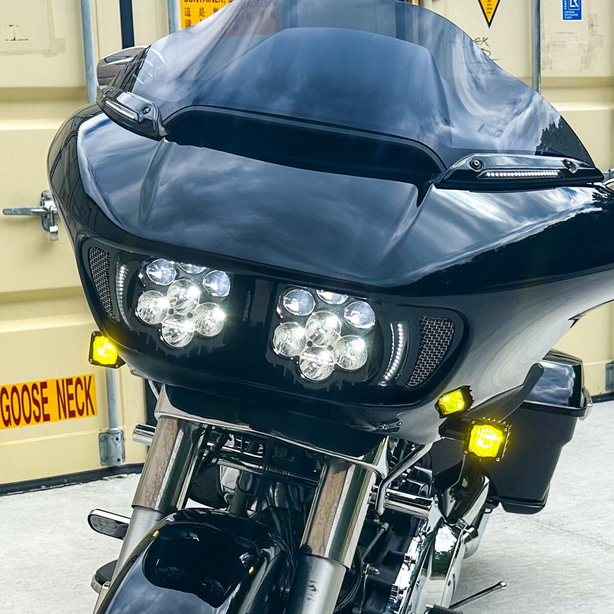 CUSTOM DYNAMICS-Shark Demon LED Turn Signals-Turn Signals-MetalCore Harley Supply