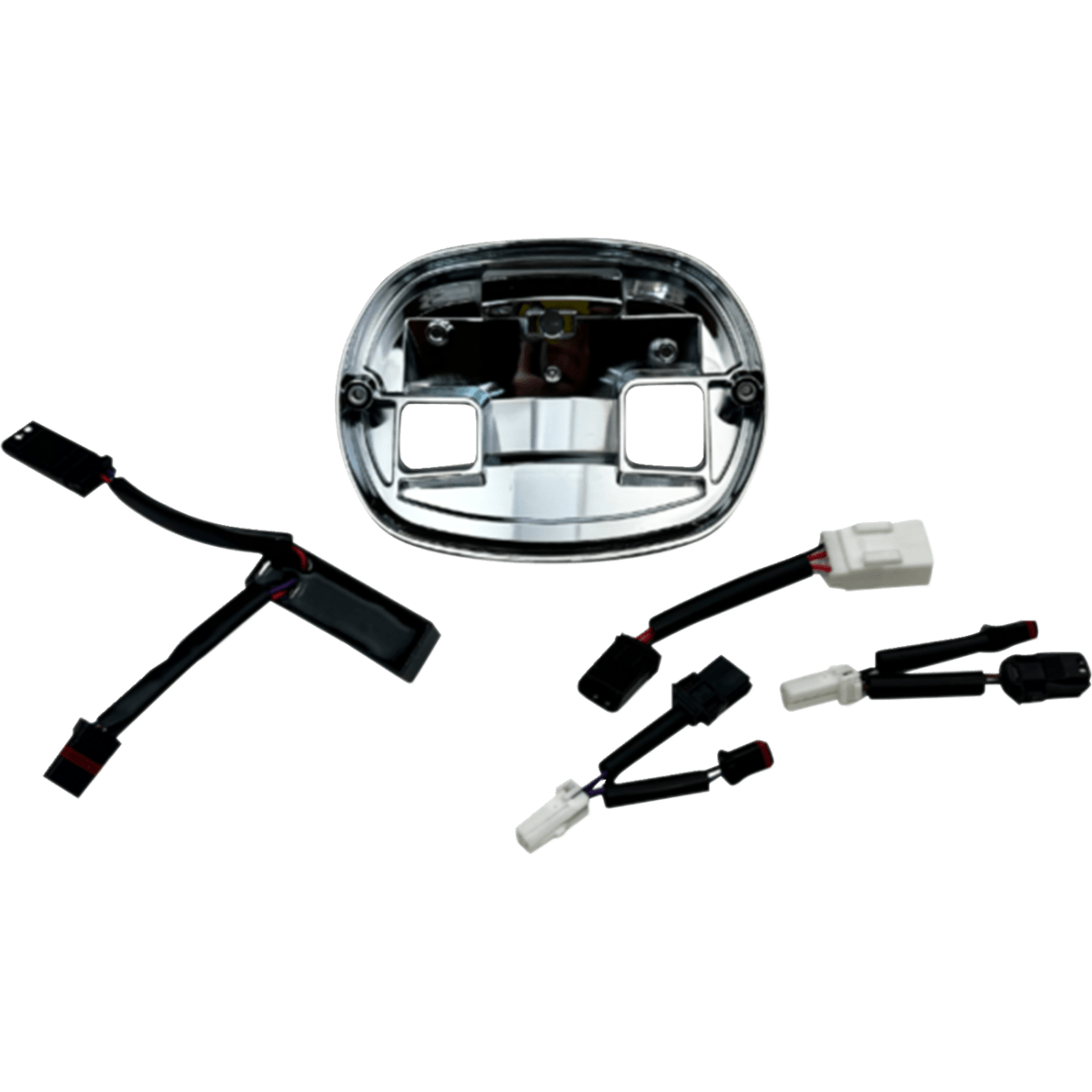 CUSTOM DYNAMICS - Taillight Base Plate / '25 FLHCS, FXLRS, FXLRST - Chrome - MetalCore Harley Supply
