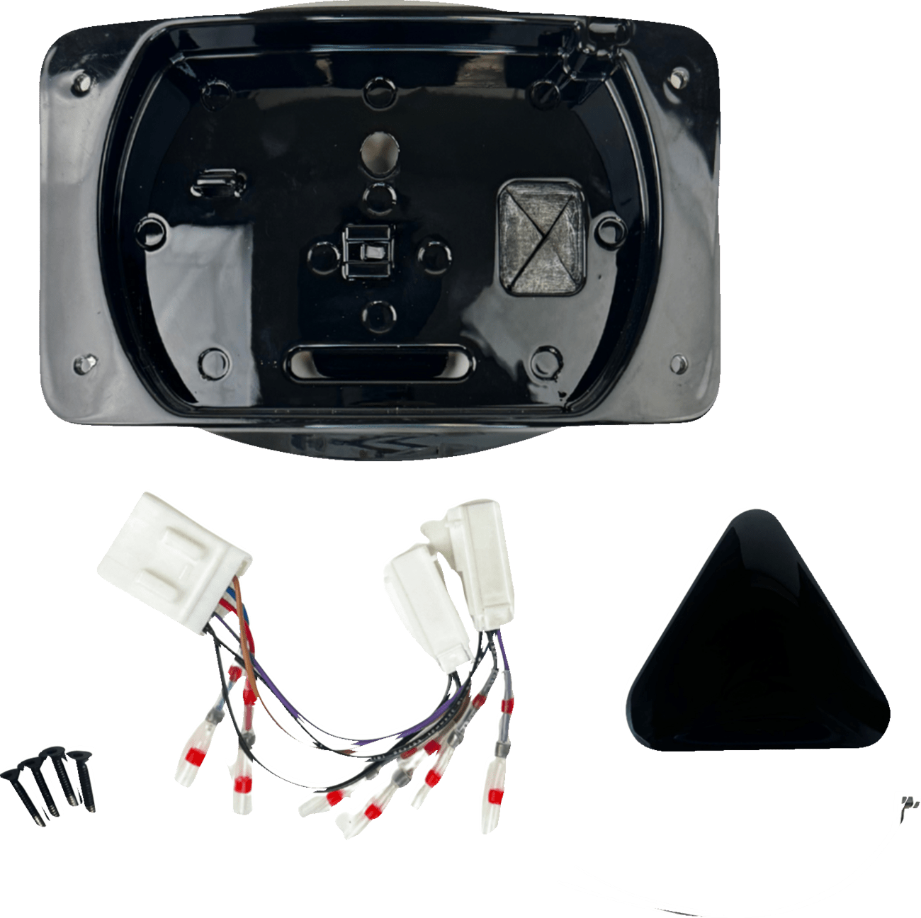 CUSTOM DYNAMICS - Taillight Eliminator License Plate Mounts / '99 - '23 Models - License Plate Frame - MetalCore Harley Supply