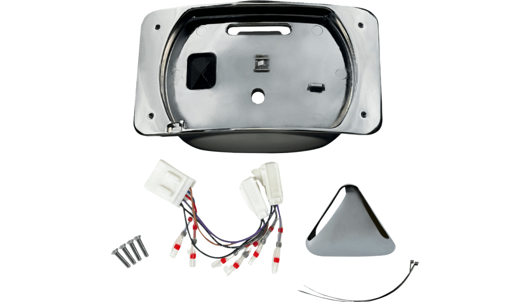 CUSTOM DYNAMICS - Taillight Eliminator License Plate Mounts / '99 - '23 Models - License Plate Frame - MetalCore Harley Supply