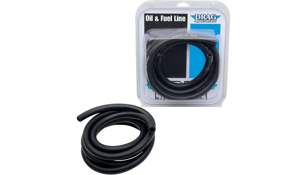 DRAG SPECIALTIES - 3/8 Fuel / Oil Line / 8ft - Oil Lines - MetalCore Harley Supply