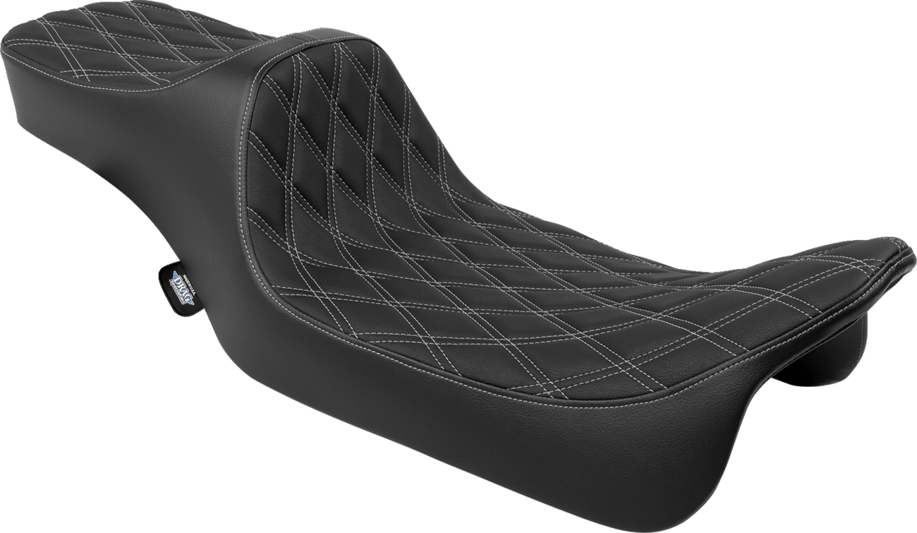 DRAG SPECIALTIES-Extended Reach Predator III Seat - MetalCore Harley Supply