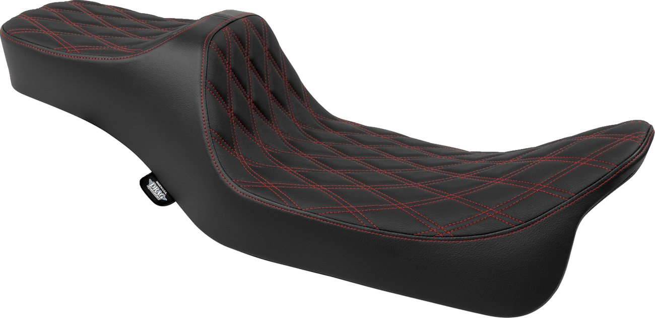 DRAG SPECIALTIES-Extended Reach Predator III Seat - MetalCore Harley Supply