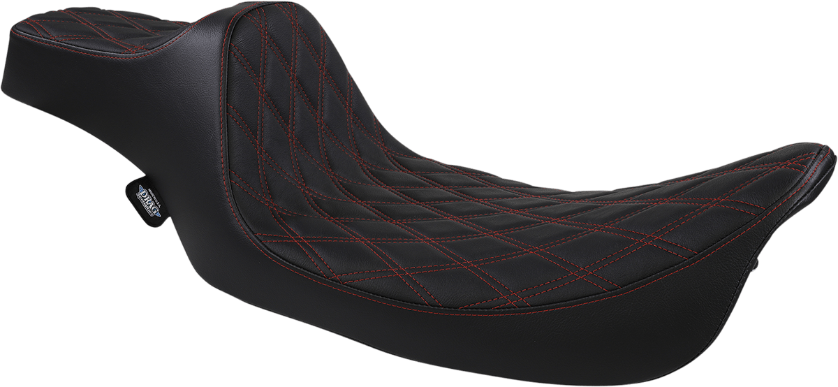 DRAG SPECIALTIES-Extended Reach Predator III Seat (3) - MetalCore Harley Supply