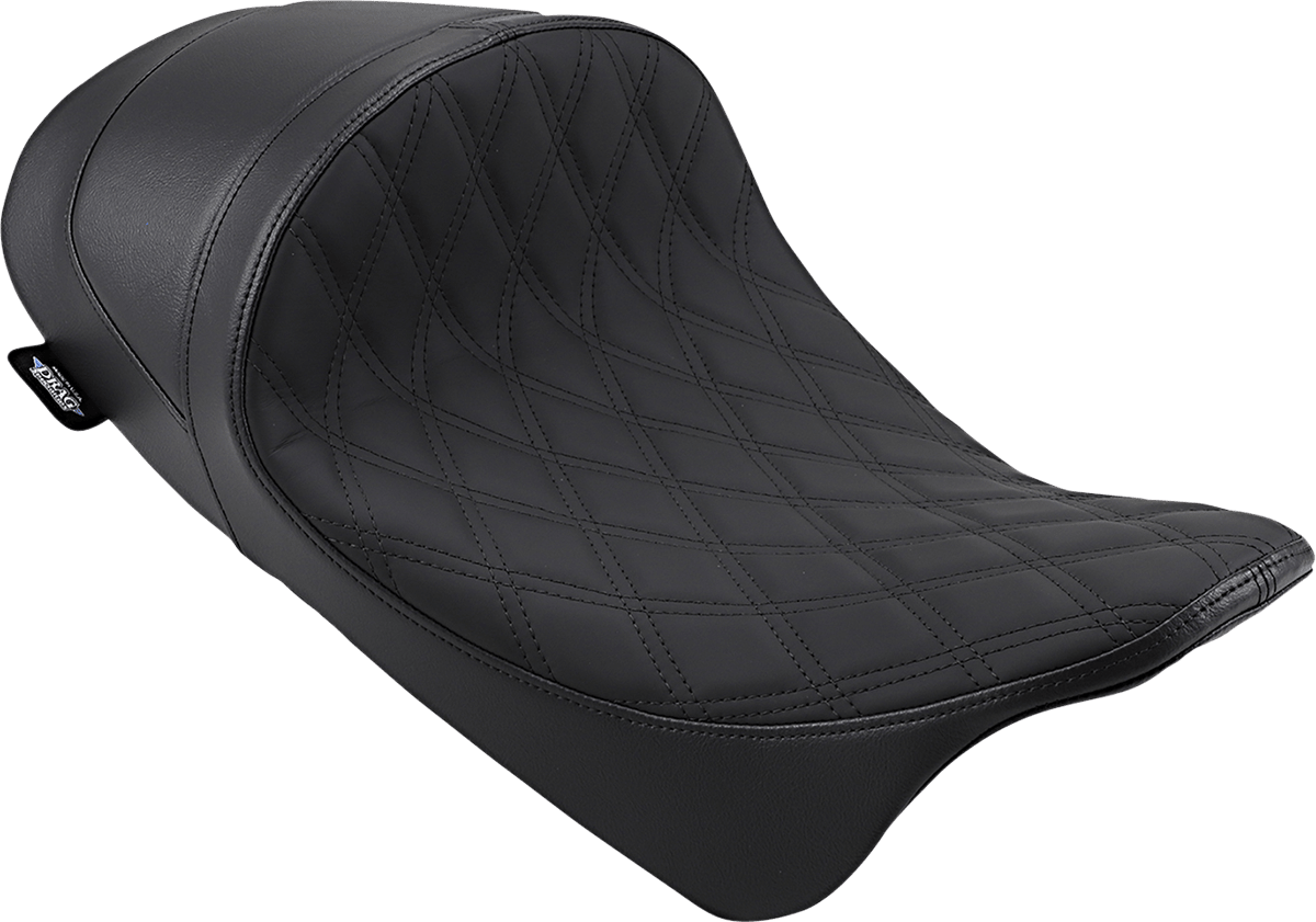 DRAG SPECIALTIES-EZ-ON Mount Forward Low Solo Seat (2) - MetalCore Harley Supply