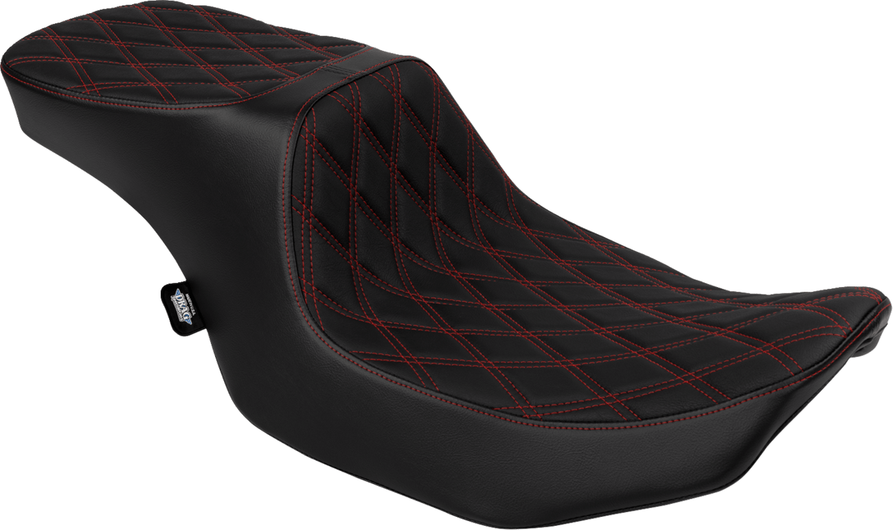 DRAG SPECIALTIES-Performance Predator 2-Up Seat - MetalCore Harley Supply