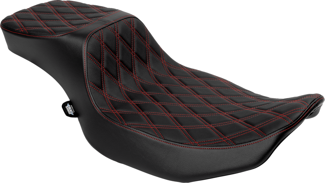 DRAG SPECIALTIES-Performance Predator 2-Up Seat with Extended Reach - MetalCore Harley Supply