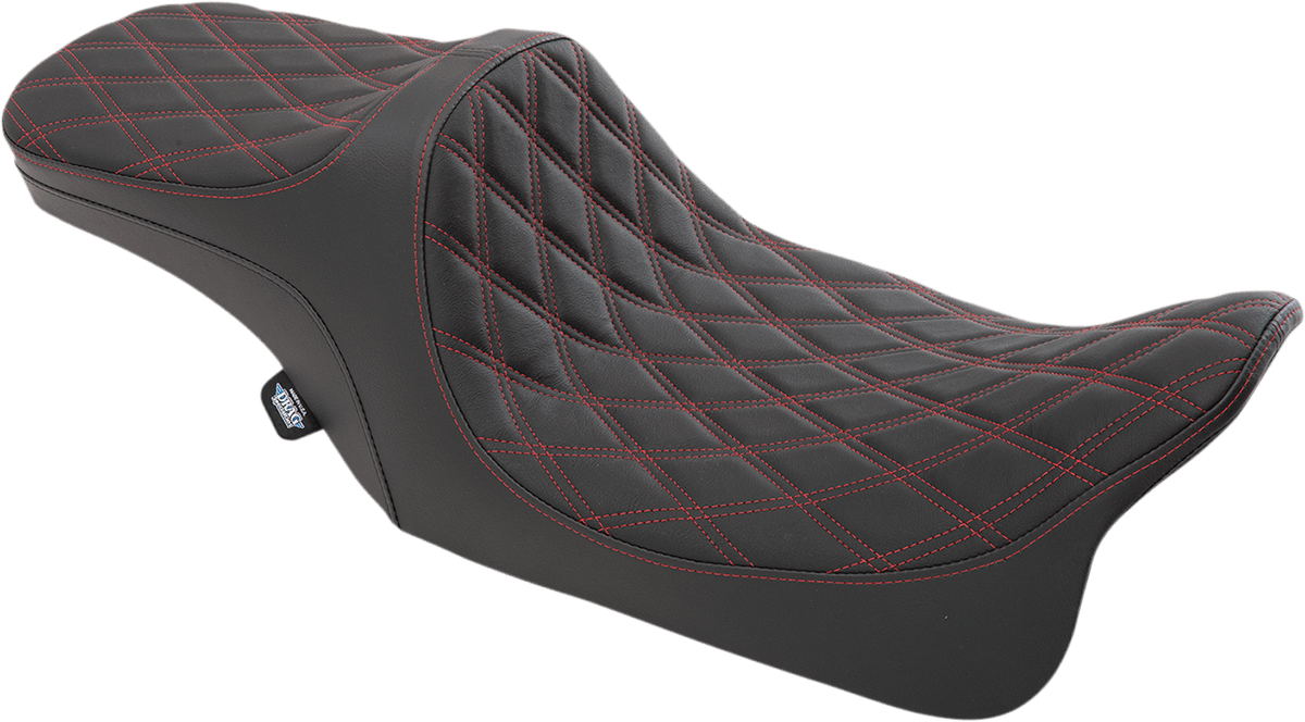 DRAG SPECIALTIES-Predator III 2-Up Seat - MetalCore Harley Supply