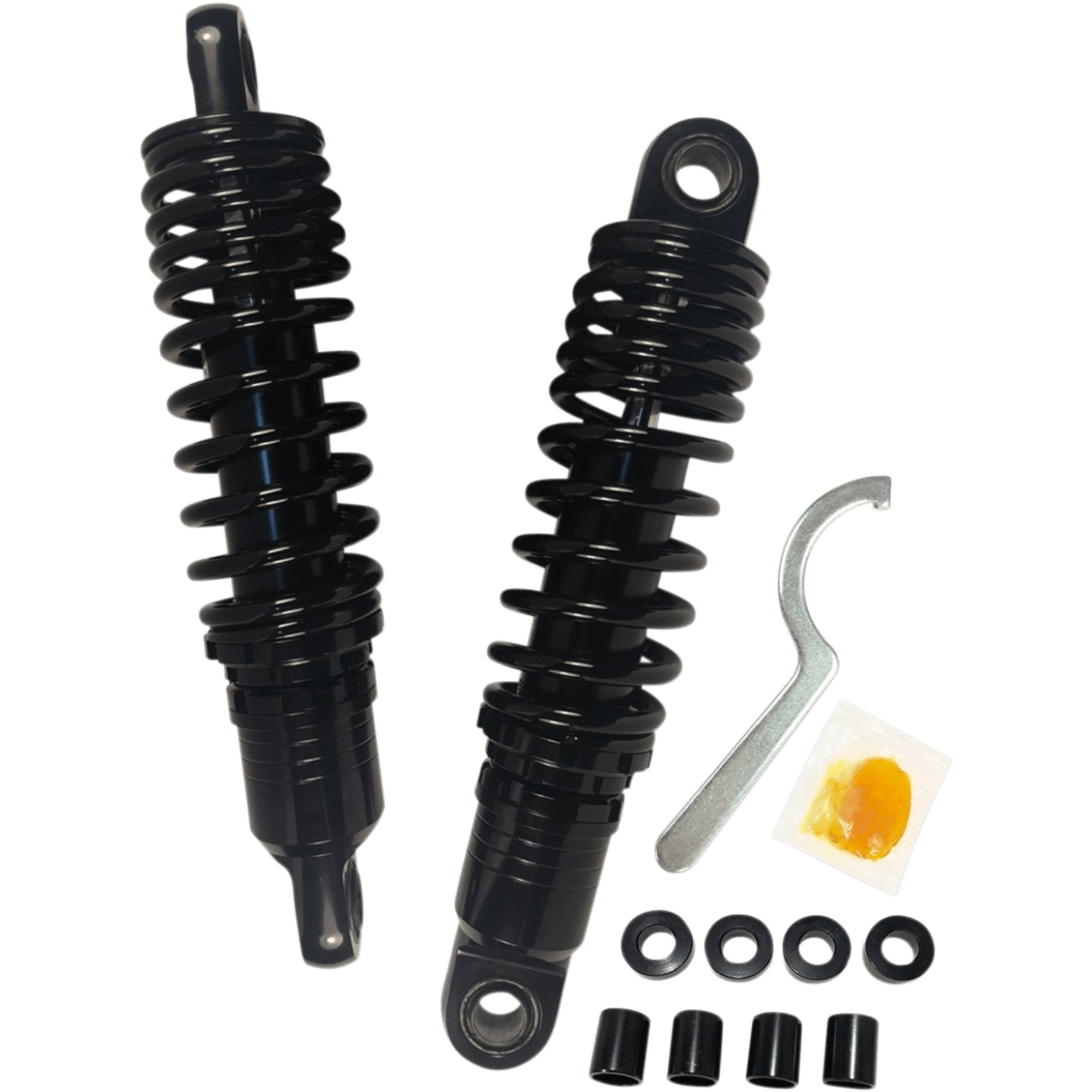 DRAG SPECIALTIES-Premium Ride-Height Adjustable Shocks - FXR / Sportster-Shocks-MetalCore Harley Supply