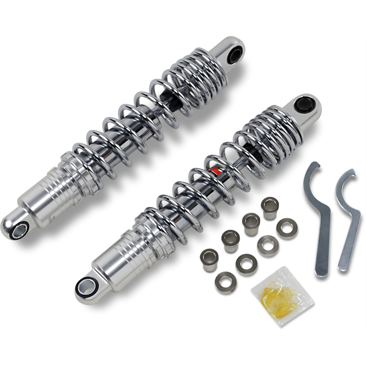 DRAG SPECIALTIES-Premium Ride-Height Adjustable Shocks - FXR / Sportster-Shocks-MetalCore Harley Supply