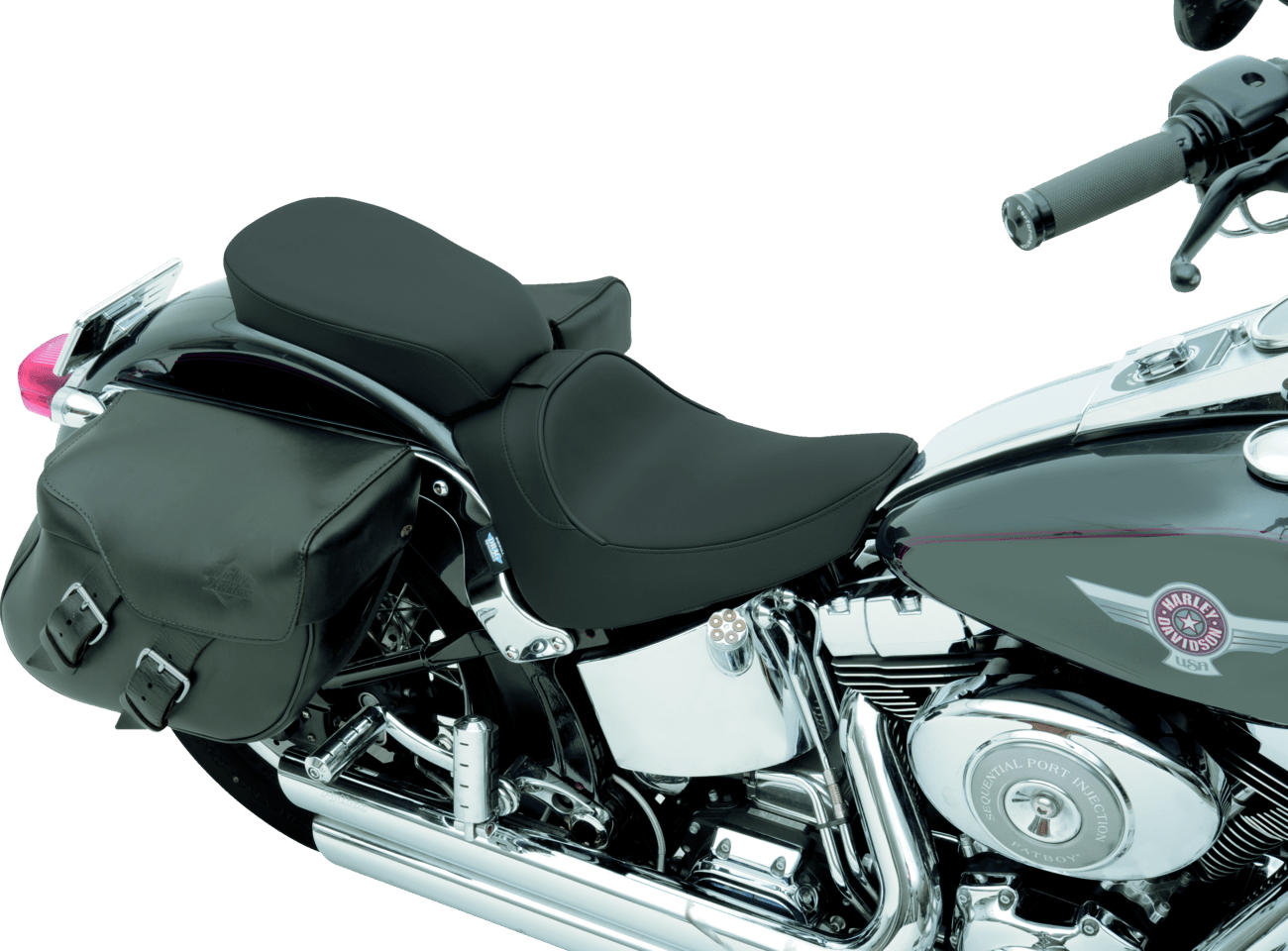 DRAG SPECIALTIES-Rear Solo Seat - MetalCore Harley Supply