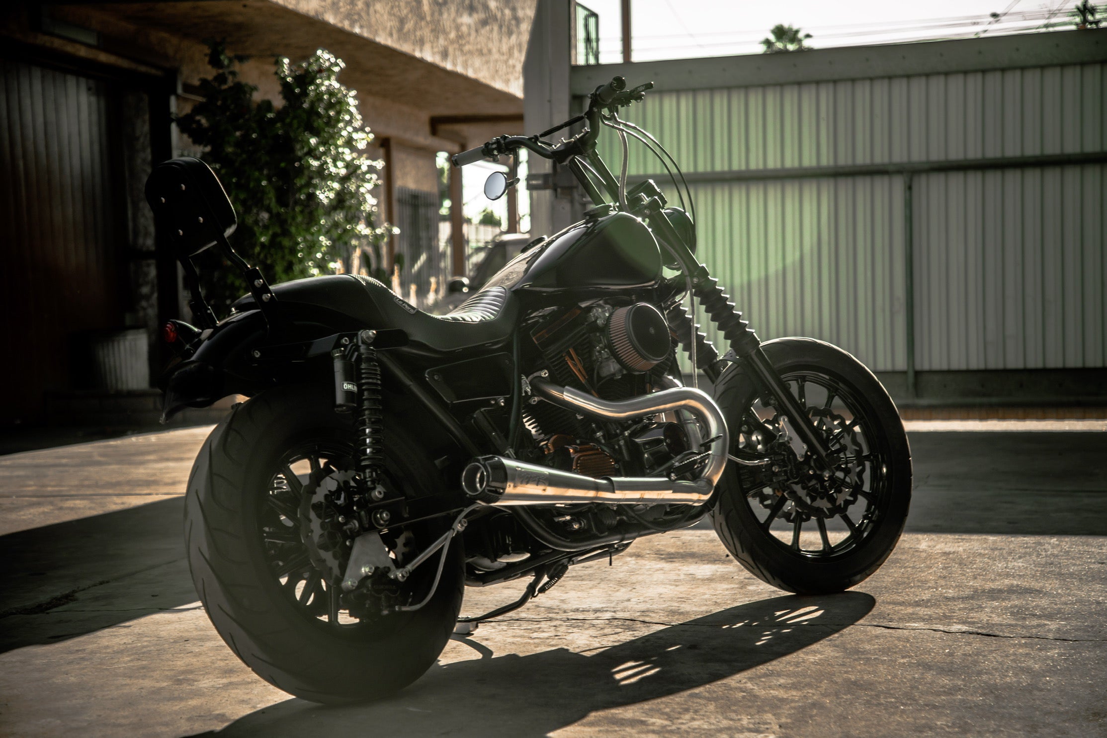 Motorcycle equipped with Harley Davidson parts and accessories from MetalCore Performance Supply