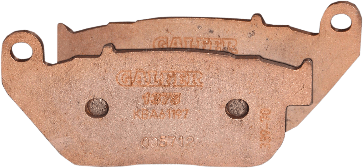 GALFER-HH SINTERED BRAKE PADS / '00-'19 Models-Brake Pads-MetalCore Harley Supply